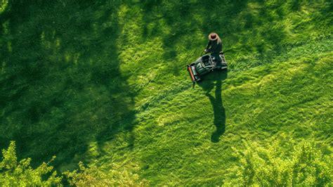 Professional lawn mowing service